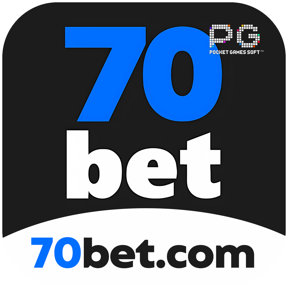 Imagem promovendo download do APK oficial 70BET para Android